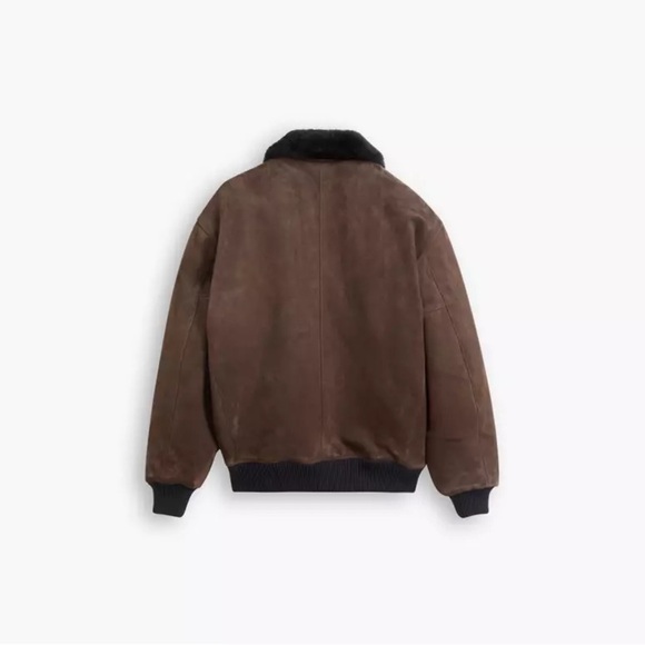 Levi's: Made & Crafted Suede Bomber Jacket - Picture 2 of 13